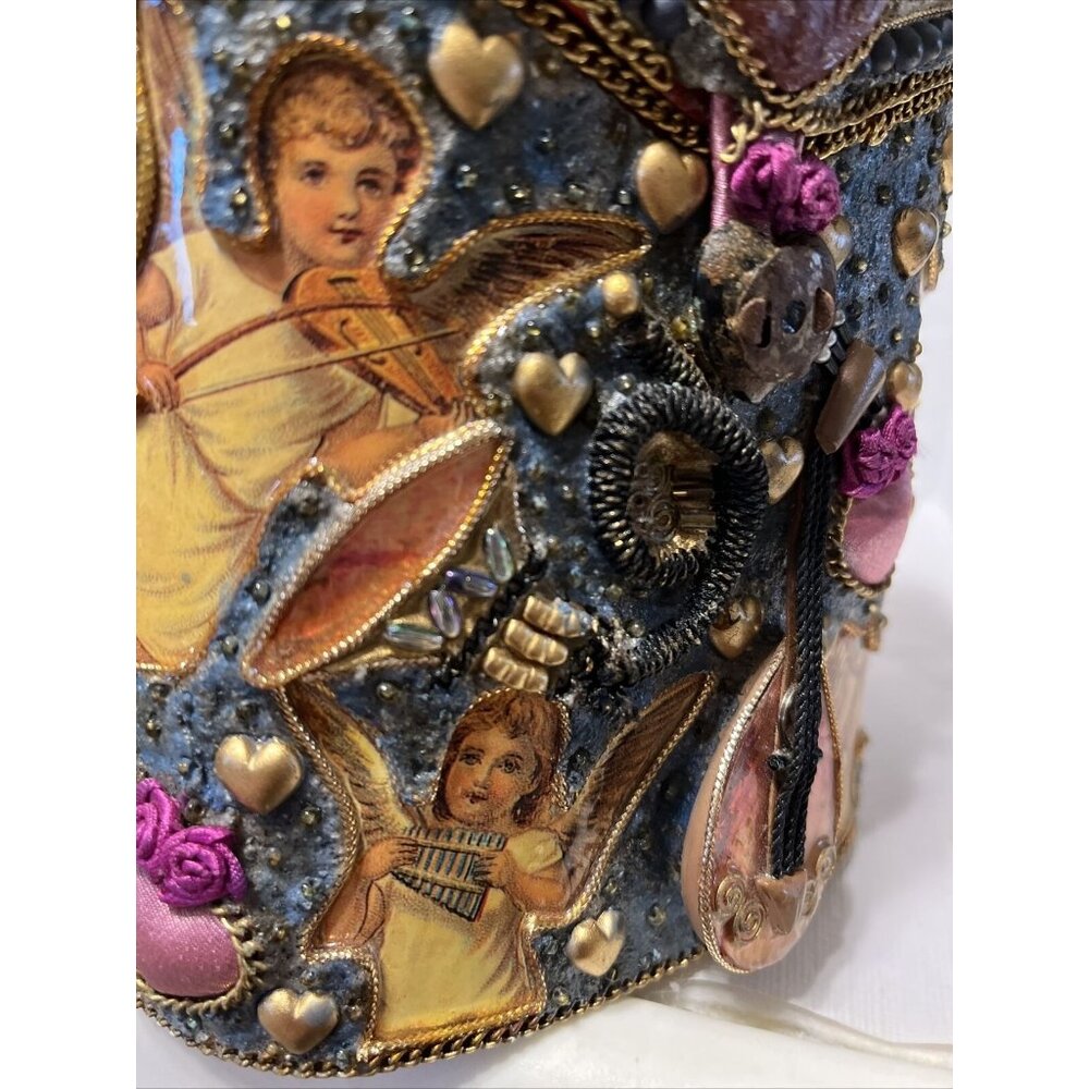 Mary Francis Embellished Mini Bag with Angel Motif - Picture 15 of 16
